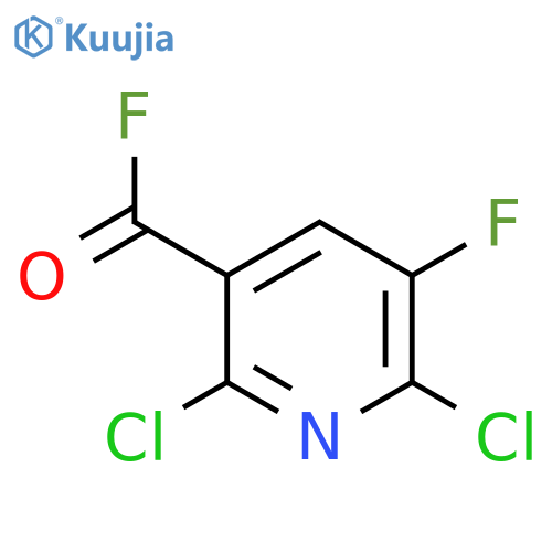 2,6-Dichloro-5-fluoropyridine-3-carbonyl fluoride structure