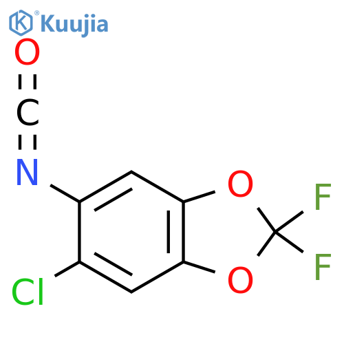5-Chloro-6-isocyanato-2,2-difluoro-1,3-benzodioxole structure