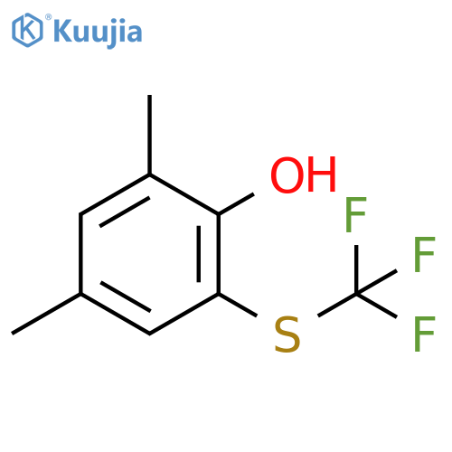 2,4-Dimethyl-6-(trifluoromethylthio)phenol structure