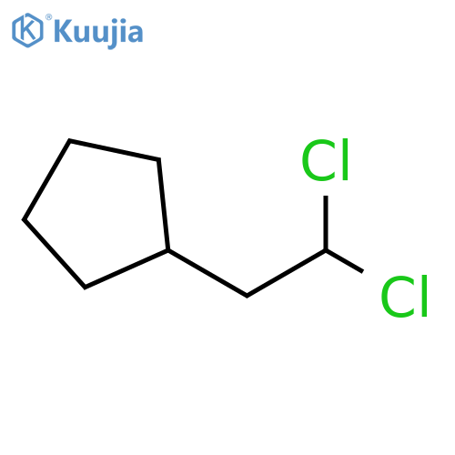 Cyclopentane, (2,2-dichloroethyl)- structure