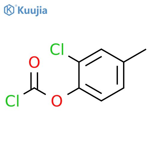 2-chloro-4-methylphenyl chloroformate structure