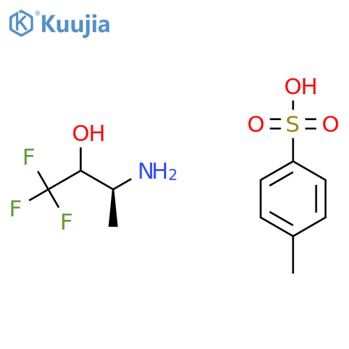 (3S)-3-Amino-1,1,1-trifluoro-2-butanol tosylate structure