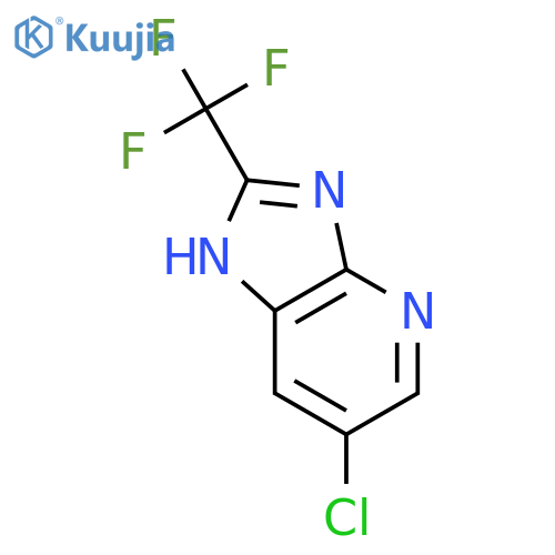 3H-Imidazo[4,5-b]pyridine,6-chloro-2-(trifluoromethyl)- structure