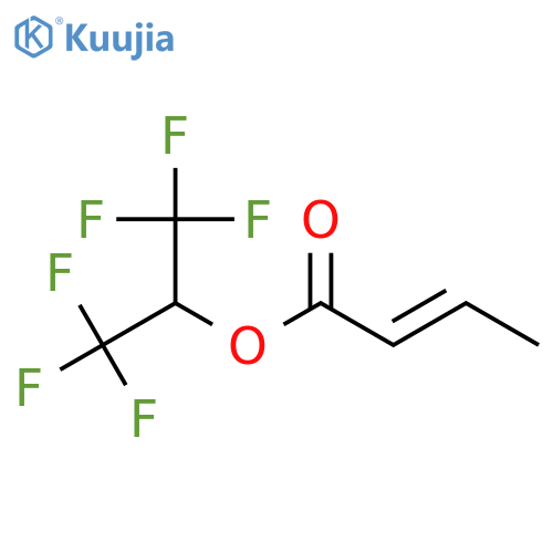 Hexafluoroisopropyl Crotonate structure