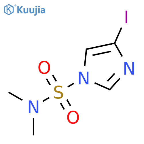 N,N-Dimethyl 4-iodo-1H-imidazole-1-sulfonamide structure