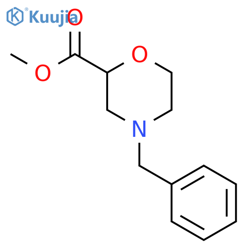 Methyl 4-benzylmorpholine-2-carboxylate structure