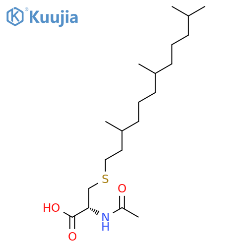 L-Cysteine, N-acetyl-S-(3,7,11-trimethyldodecyl)- structure