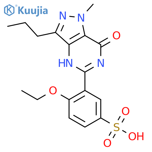 Demethylpiperazinyl Sildenafil Sulfonic Acid structure