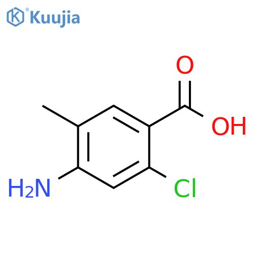4-amino-2-chloro-5-methylbenzoic acid structure