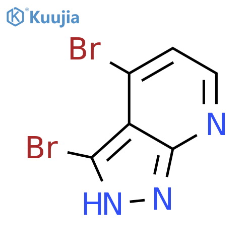 3,4-dibromo-2h-pyrazolo[3,4-b]pyridine structure