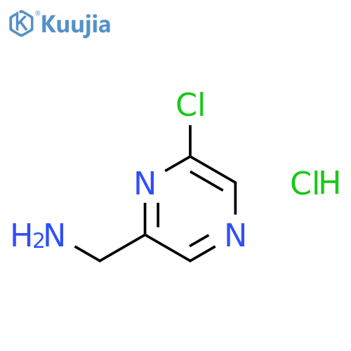 (6-Chloropyrazin-2-yl)methanamine hydrochloride structure