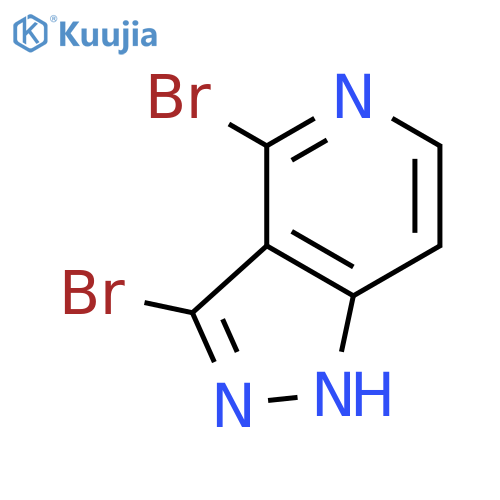3,4-Dibromo-1H-pyrazolo4,3-cpyridine structure