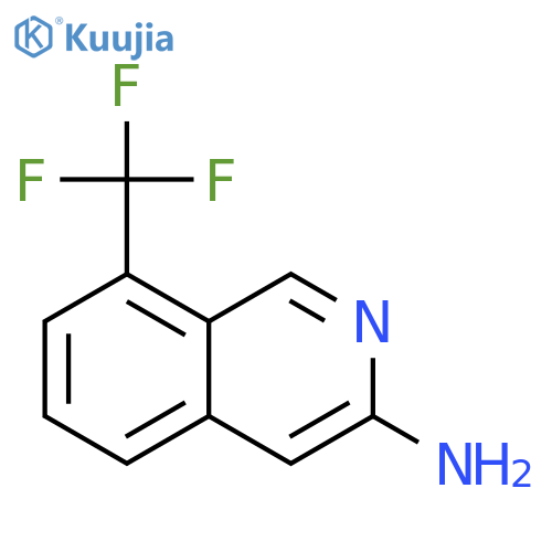 8-(trifluoromethyl)isoquinolin-3-amine structure