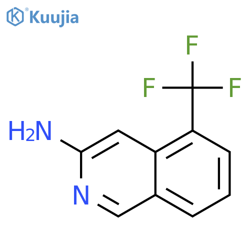 5-(trifluoromethyl)isoquinolin-3-amine structure