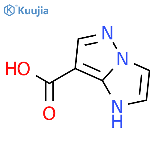 1H-imidazo[1,2-b]pyrazole-7-carboxylic acid structure