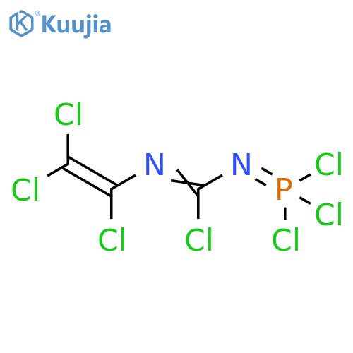 Carbamimidic chloride, (trichloroethenyl)(trichlorophosphoranylidene)- structure