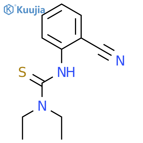 Thiourea, N'-(2-cyanophenyl)-N,N-diethyl- structure