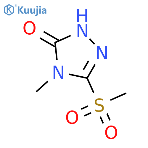 3H-1,2,4-Triazol-3-one, 2,4-dihydro-4-methyl-5-(methylsulfonyl)- structure