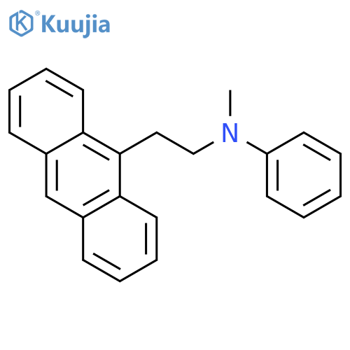 9-Anthraceneethanamine, N-methyl-N-phenyl- structure