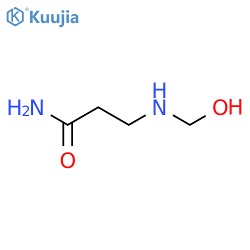 Propanamide, 3-(hydroxymethylamino)- structure