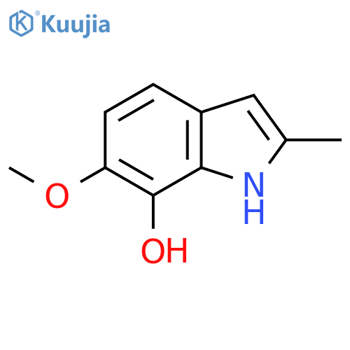 6-Methoxy-2-methyl-1H-indol-7-ol structure