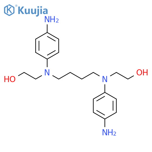 Ethanol, 2,2'-[1,4-butanediylbis[(4-aminophenyl)imino]]bis- structure