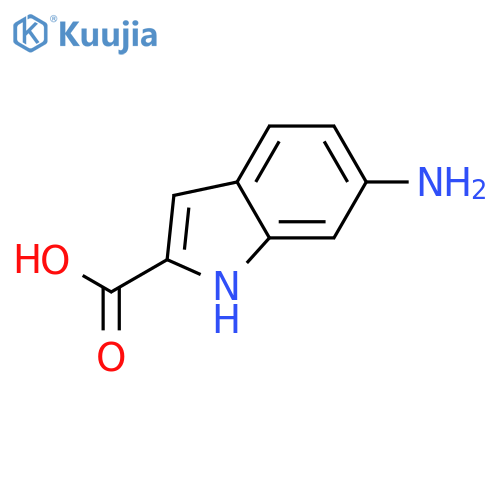 6-Amino-1H-indole-2-carboxylic acid structure