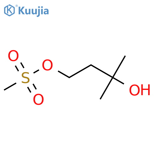 3-Hydroxy-3-methylbutyl methanesulfonate structure
