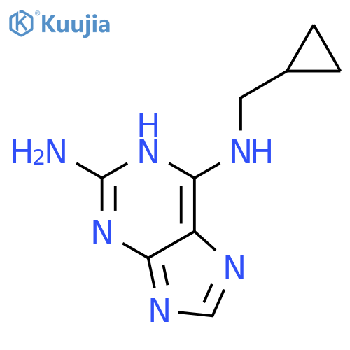 1H-Purine-2,6-diamine, N6-(cyclopropylmethyl)- structure