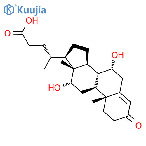 Chol-4-en-24-oic acid,7,12-dihydroxy-3-oxo-, (7a,12a)- structure