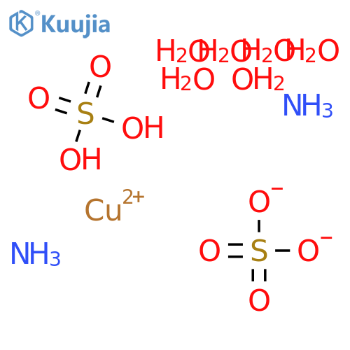 Ammonium copper(II) sulfate hexahydrate structure