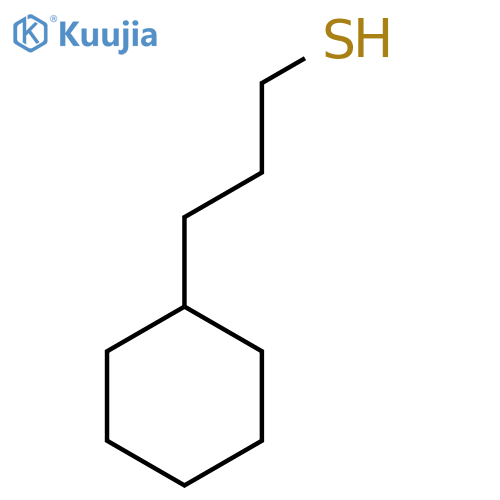 3-cyclohexylpropane-1-thiol structure