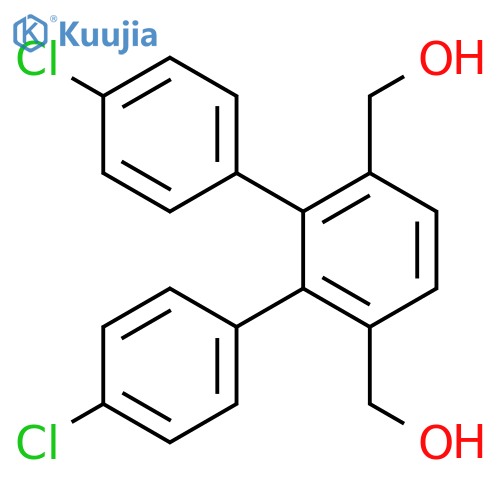 [1,1':2',1''-Terphenyl]-3',6'-dimethanol, 4,4''-dichloro- structure