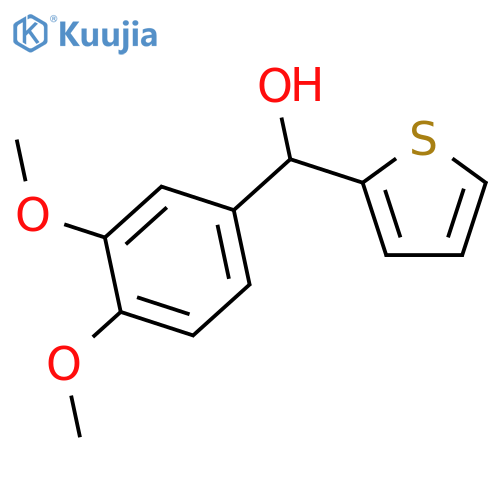 (3,4-DIMETHOXYPHENYL)(THIOPHEN-2-YL)METHANOL structure
