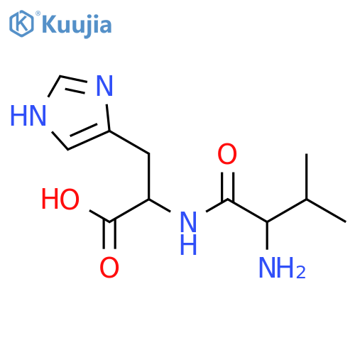 L-Valyl-L-histidine structure