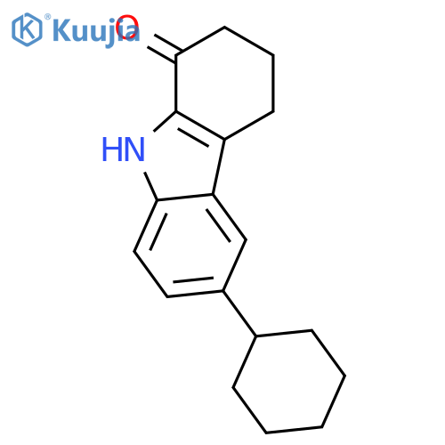 6-Cyclohexyl-2,3,4,9-tetrahydro-1H-carbazol-1-one structure
