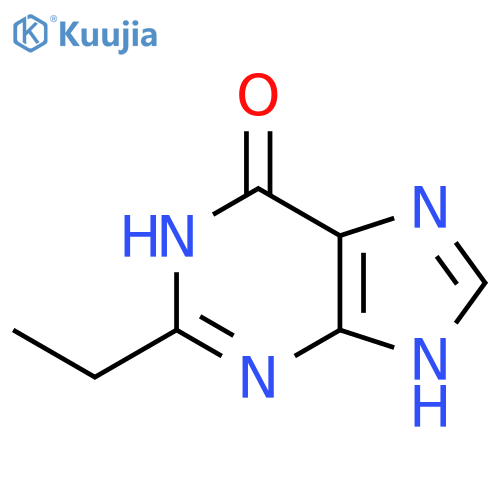 6H-Purin-6-one, 2-ethyl-1,7-dihydro- structure