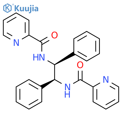 2-Pyridinecarboxamide, N,N'-[(1S,2S)-1,2-diphenyl-1,2-ethanediyl]bis- structure