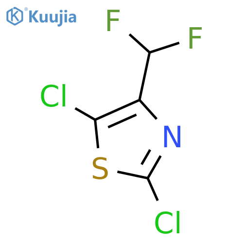 Thiazole, 2,5-dichloro-4-(difluoromethyl)- structure