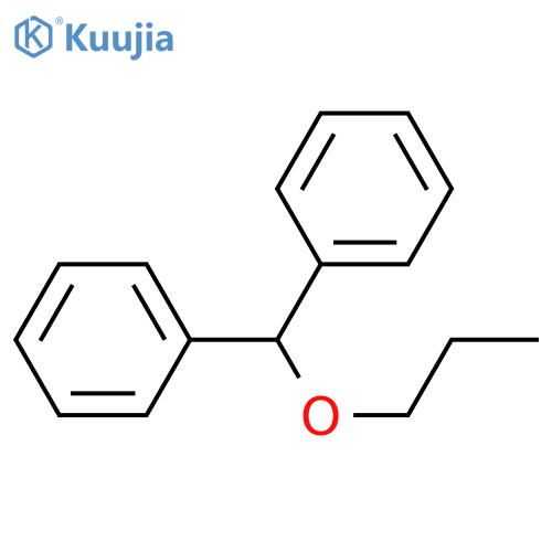 [phenyl(propoxy)methyl]benzene structure