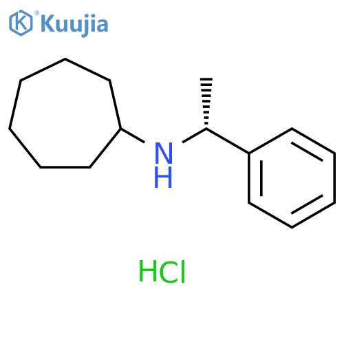 Cycloheptanamine, N-(1-phenylethyl)-, hydrochloride, (R)- (9CI) structure