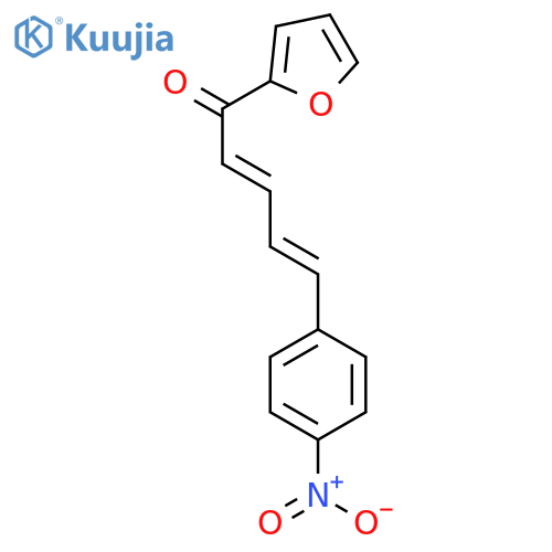 2,4-Pentadien-1-one, 1-(2-furanyl)-5-(4-nitrophenyl)-, (E,E)- structure