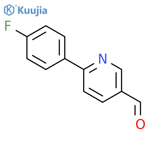 6-(4-Fluorophenyl)nicotinaldehyde structure