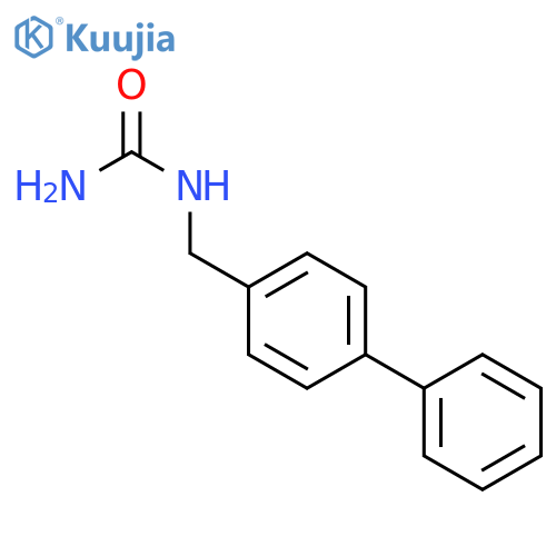 UREA, [(1,1'-BIPHENYL]-4-YLMETHYL)- structure