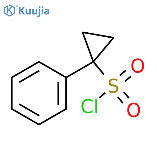 1-Phenylcyclopropane-1-sulfonyl chloride structure