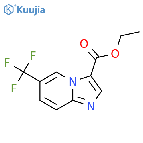 Ethyl 6-(trifluoromethyl)imidazo[1,2-a]pyridine-3-carboxylate structure