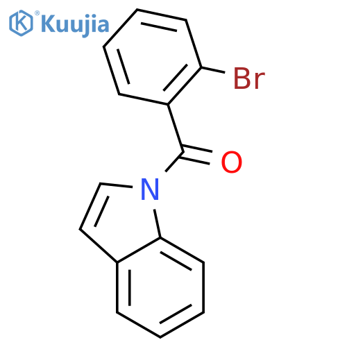(2-Bromophenyl)(1H-indol-1-yl)methanone structure