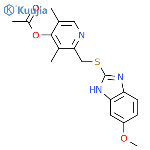 4-Acetyloxy Omeprazole Sulfide structure