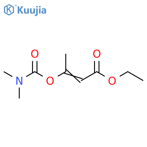 Ethyl 3-[[(dimethylamino)carbonyl]oxy]-2-butenoate structure