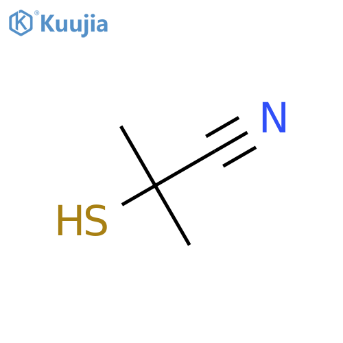 2-Mercapto-2-methylpropanenitrile structure